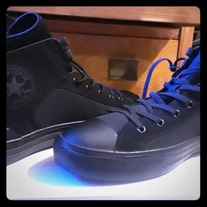 Mens Converse All Star Chucks, Black, size 12